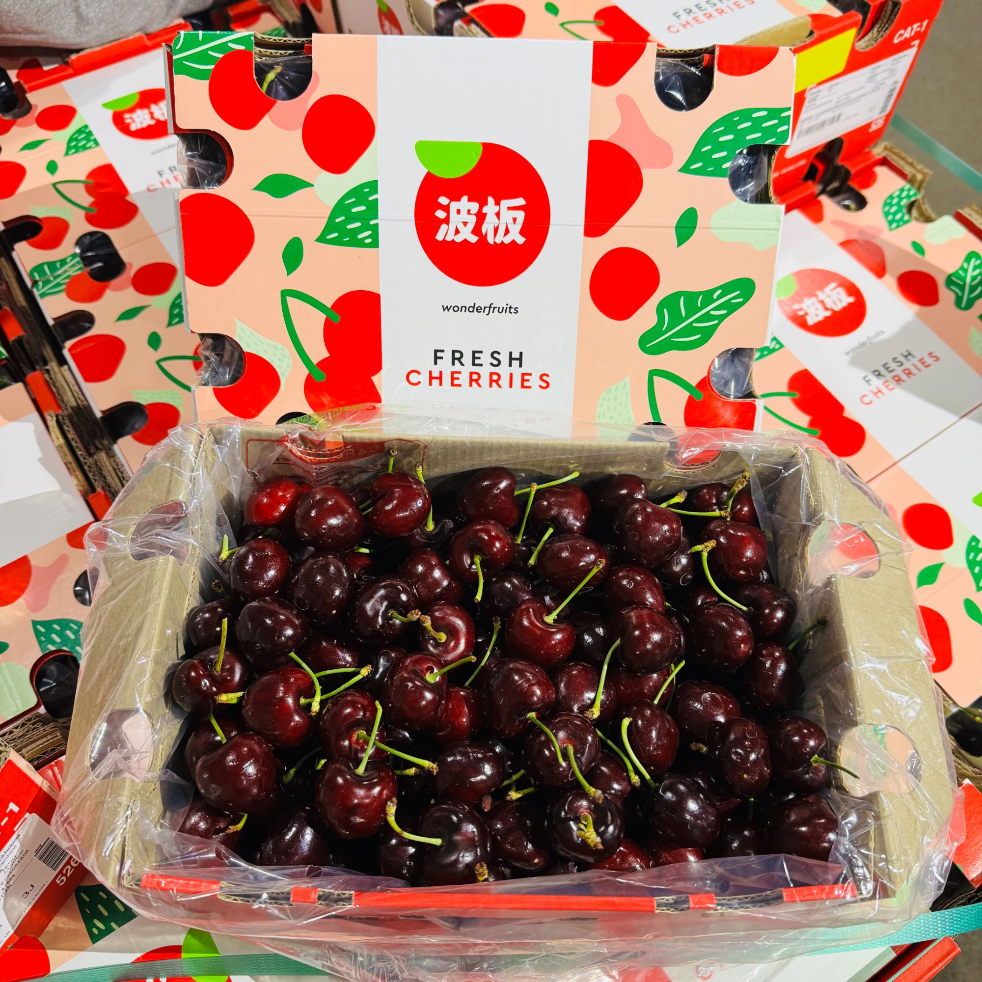 【乐鲜果园】智利波板空运桑提娜车厘子3J进口樱桃 内附果径卡