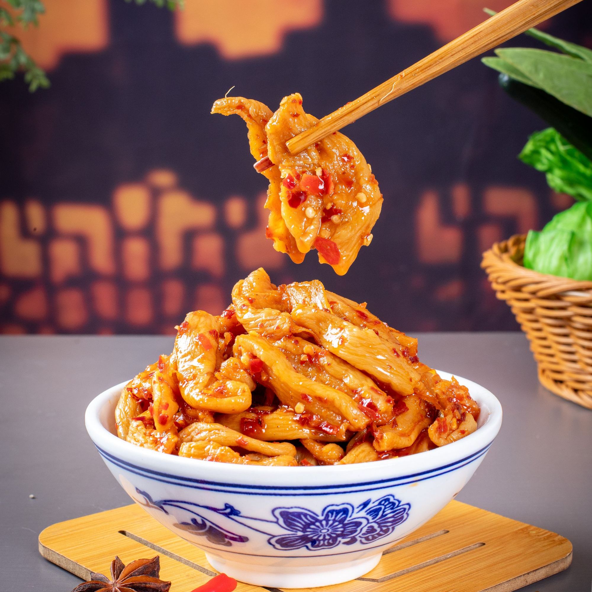 湖南特产金甲岭鸡萝卜香辣味脆萝卜干下饭菜农家开味咸菜瓶装即食