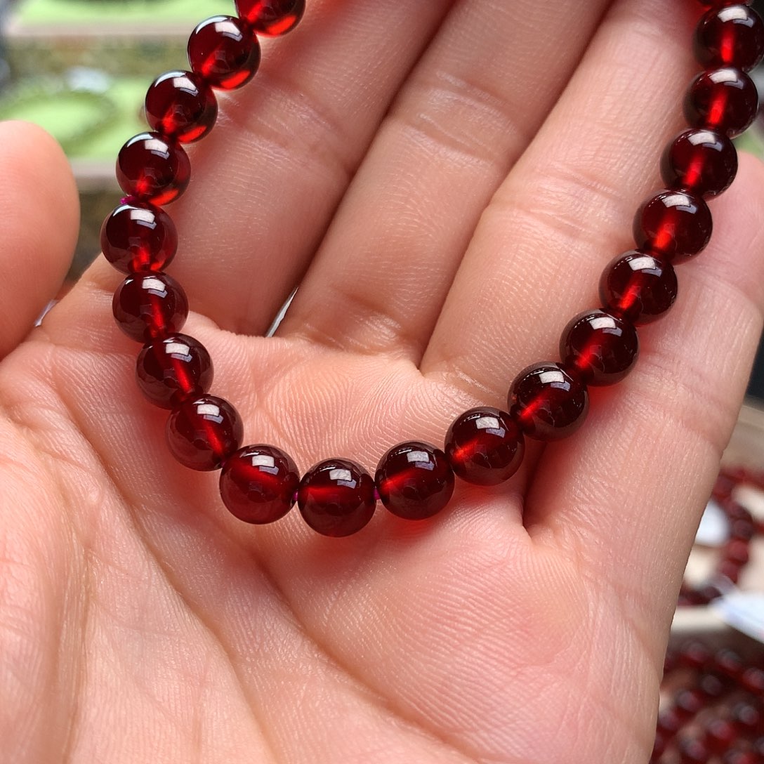 未镶嵌手串石榴石7