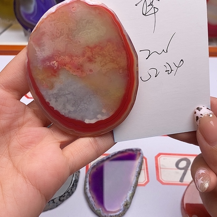 挚***爱玛瑙/玉髓未镶嵌颈饰