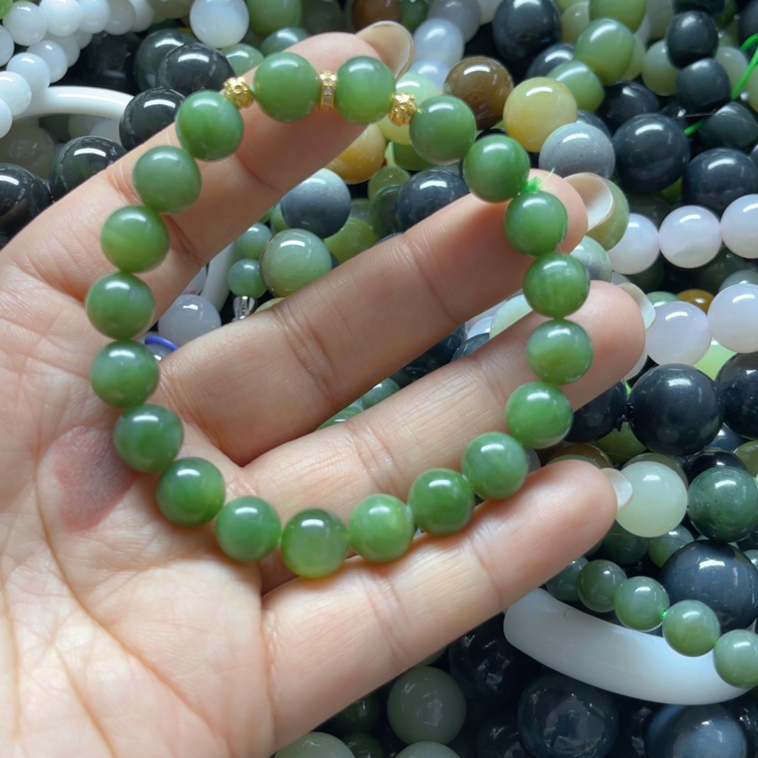 和田玉手链未镶嵌