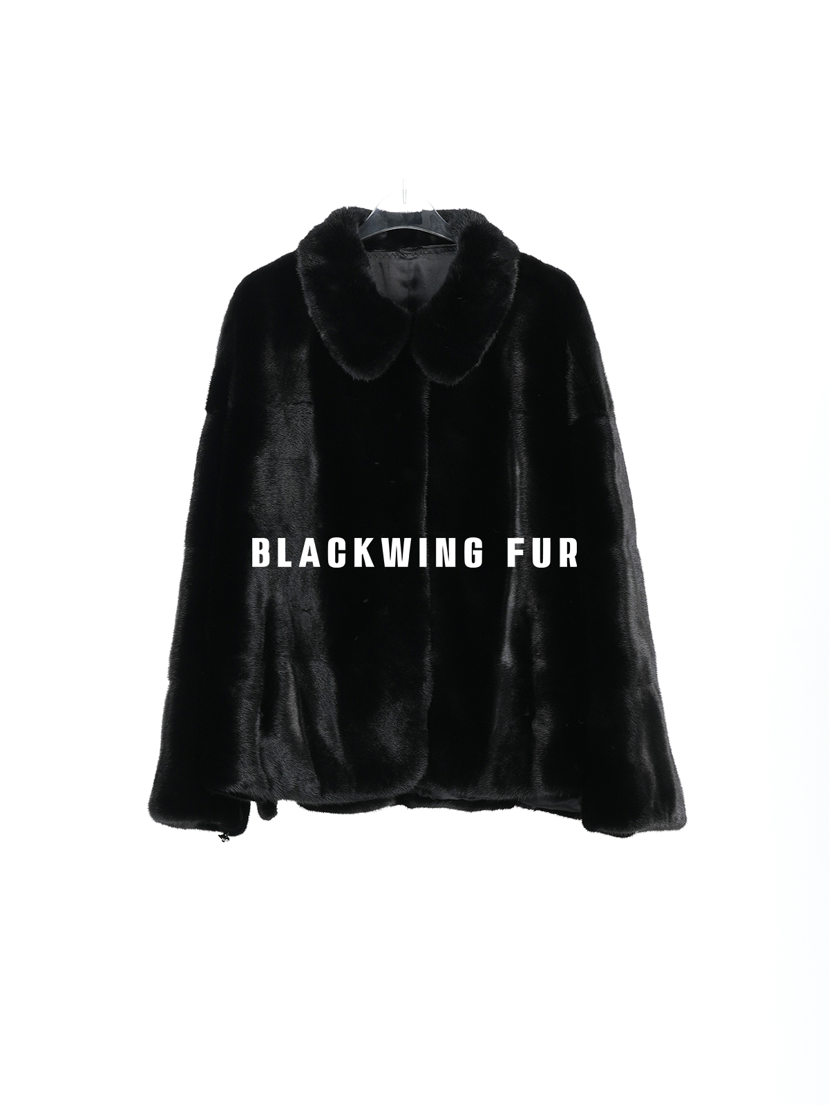 [黑翼.一只过宝嘉美]秋冬新款女装保暖进口水貂外套休闲款