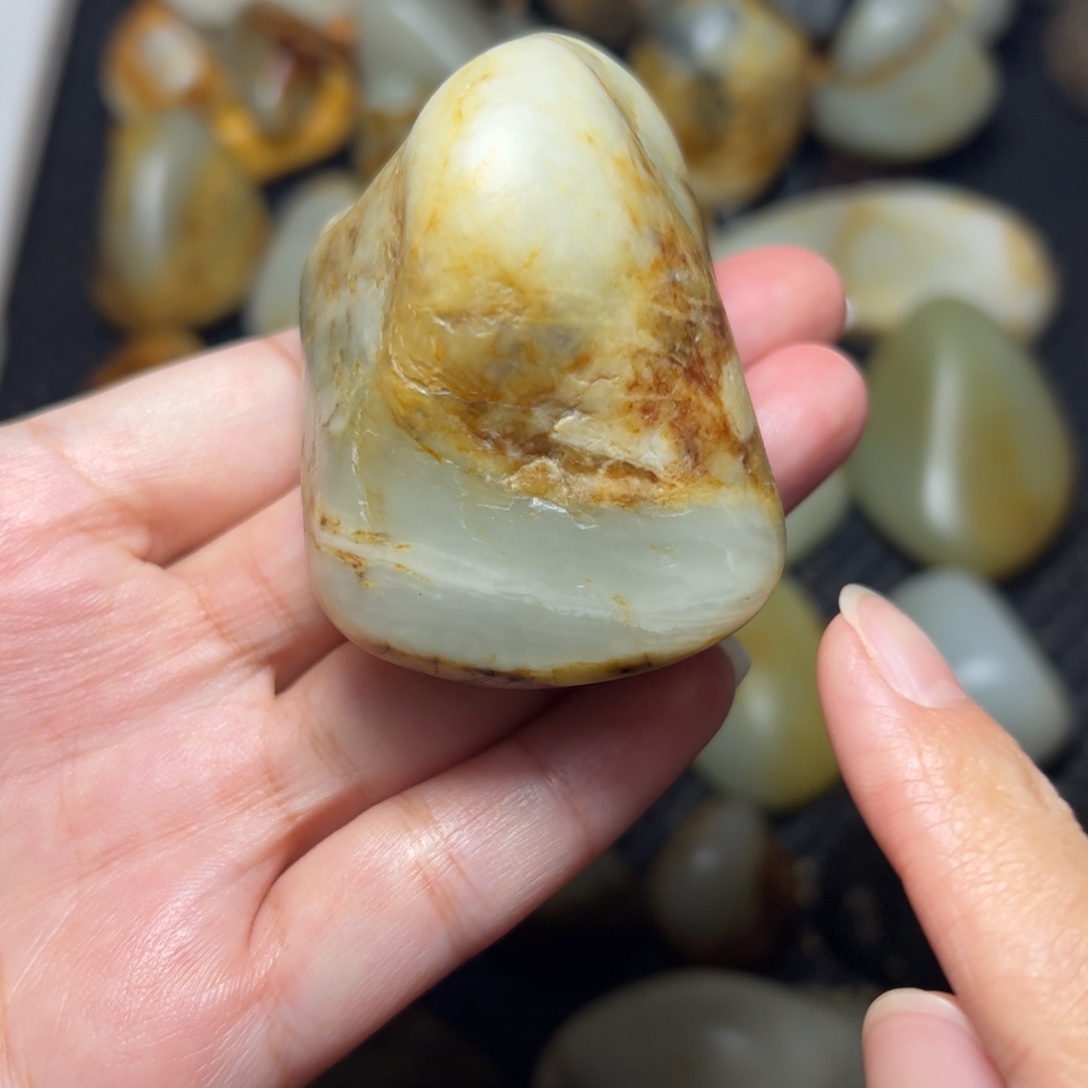 和田玉未镶嵌挂件A13