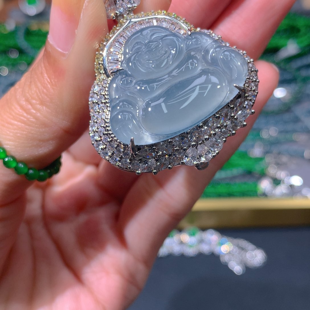 翡翠戒指未镶嵌天然翡翠