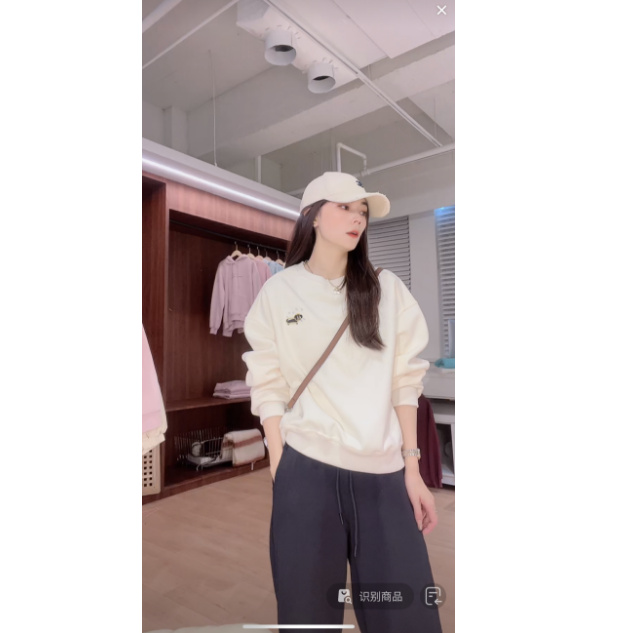 【断码高货福利清】休闲套头印花圆领小狗刺绣卫衣女士长袖卫衣