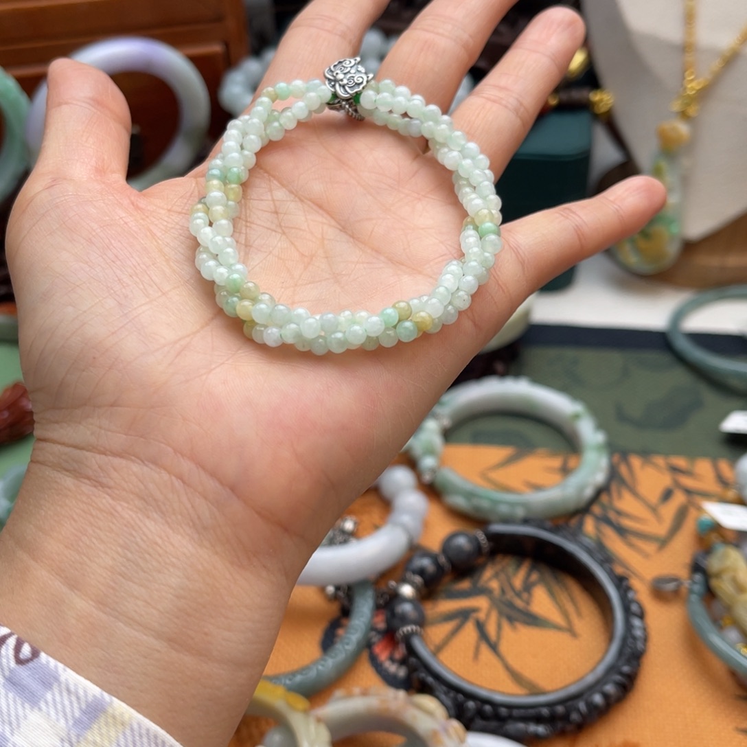 翡翠未镶嵌手链手链