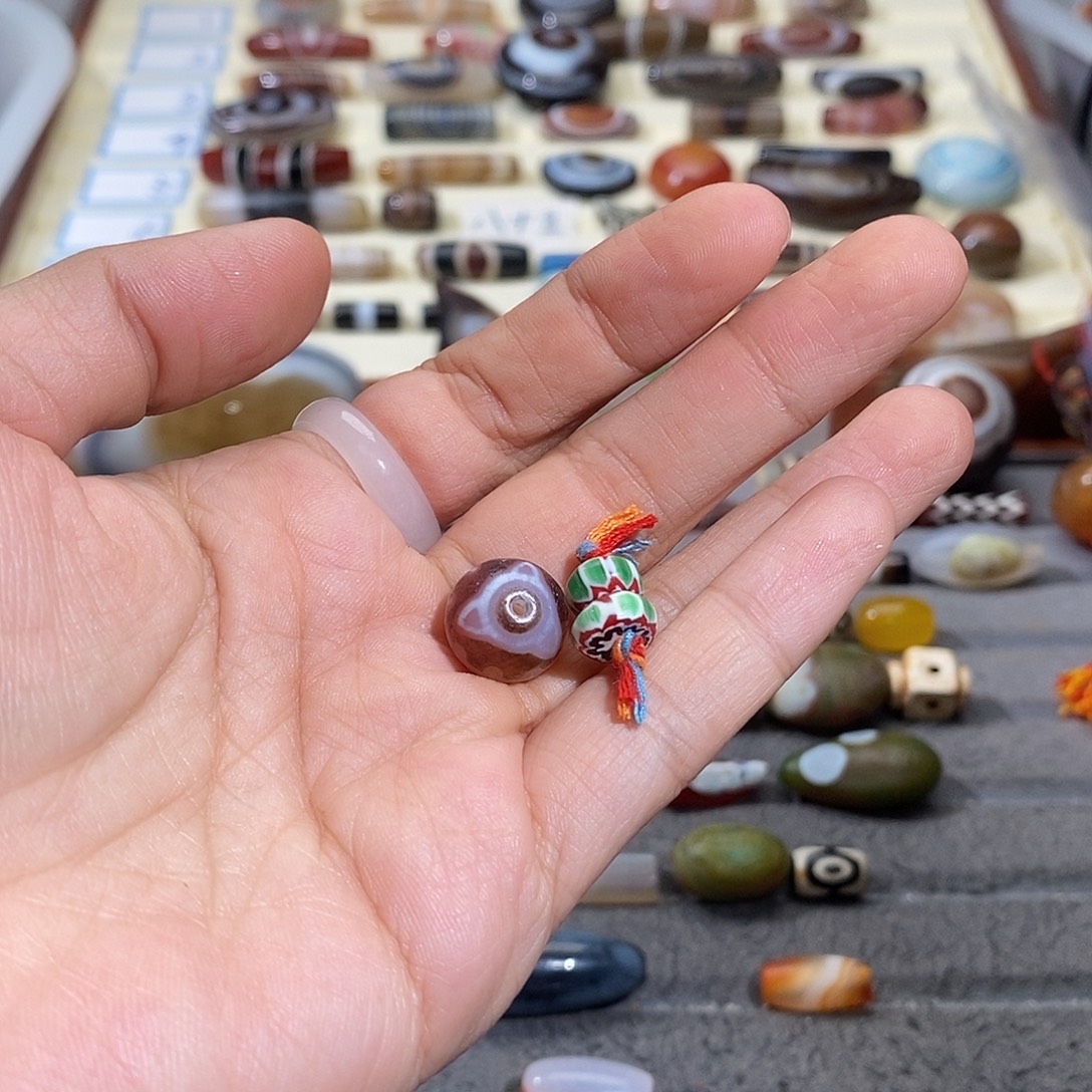 〆***宝玛瑙/玉髓合金颈饰