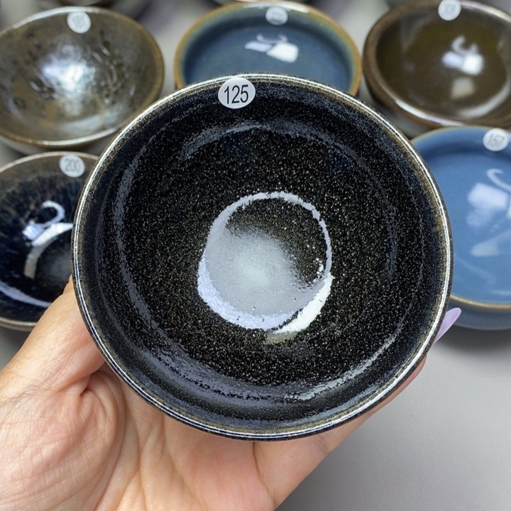 茶盏建窑建盏磨底柴烧主人杯