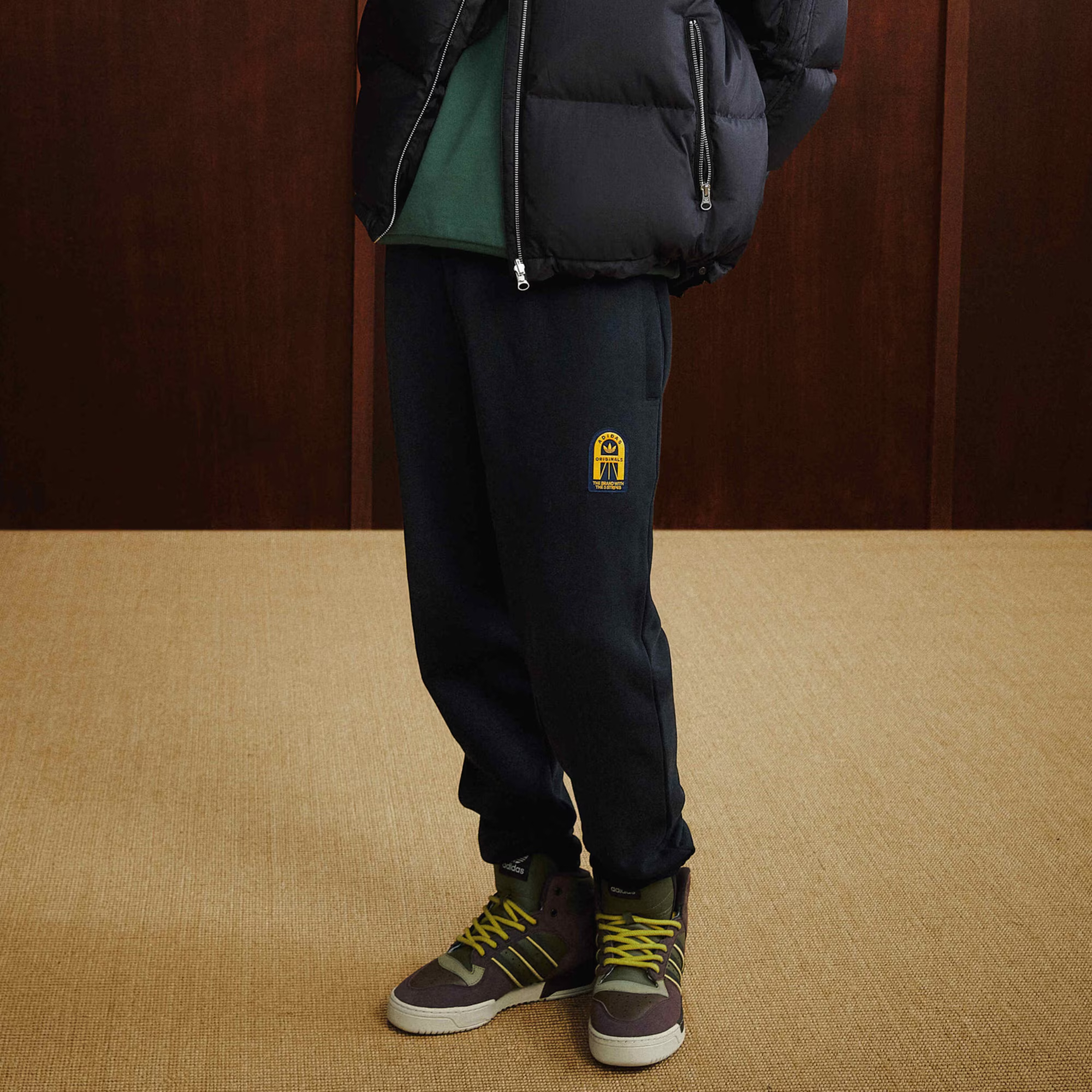 Adidas阿迪达斯三叶草【官方正品】男子抓绒舒适束脚运动裤JL9863