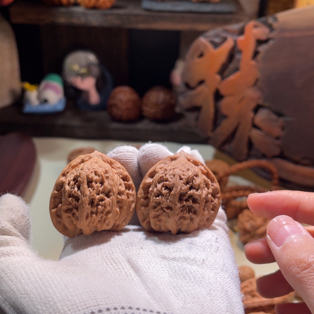 把件文玩核桃40蚂蚁沟