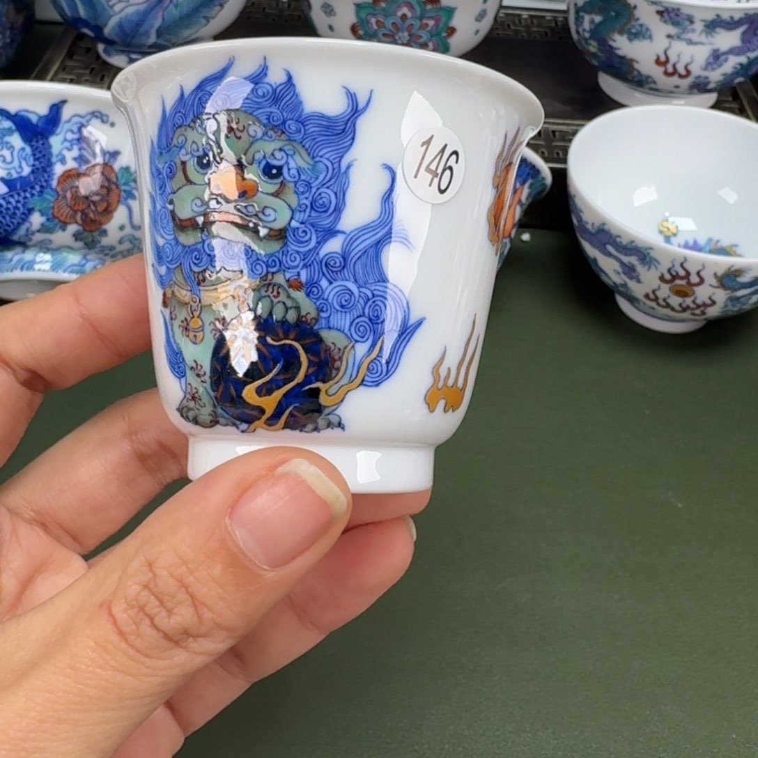 沙沙手工手绘茶具146