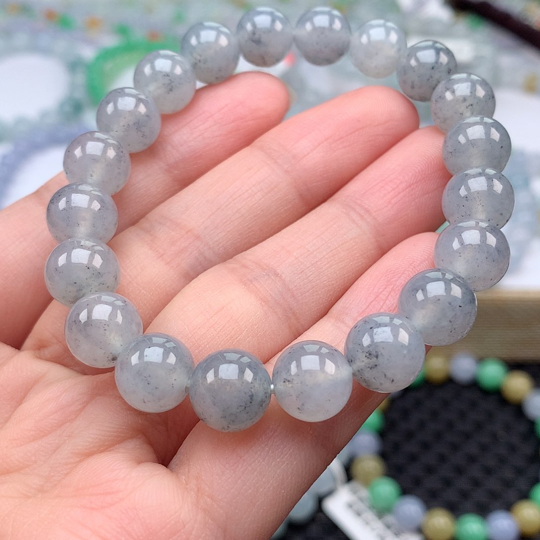 翡翠手链未镶嵌翡翠卡9.6