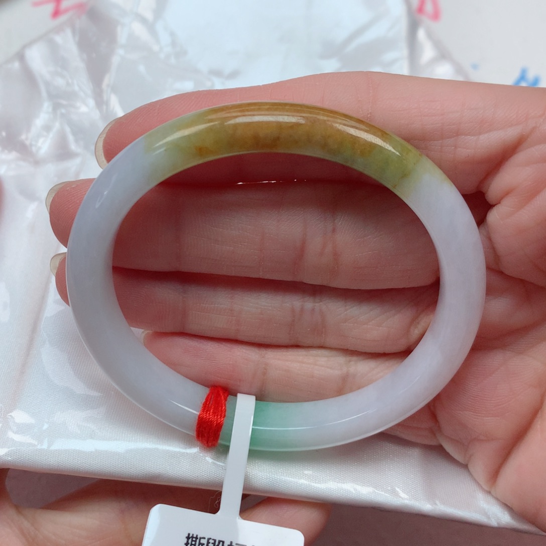 翡翠手镯未镶嵌53.7贵妃 特色镯