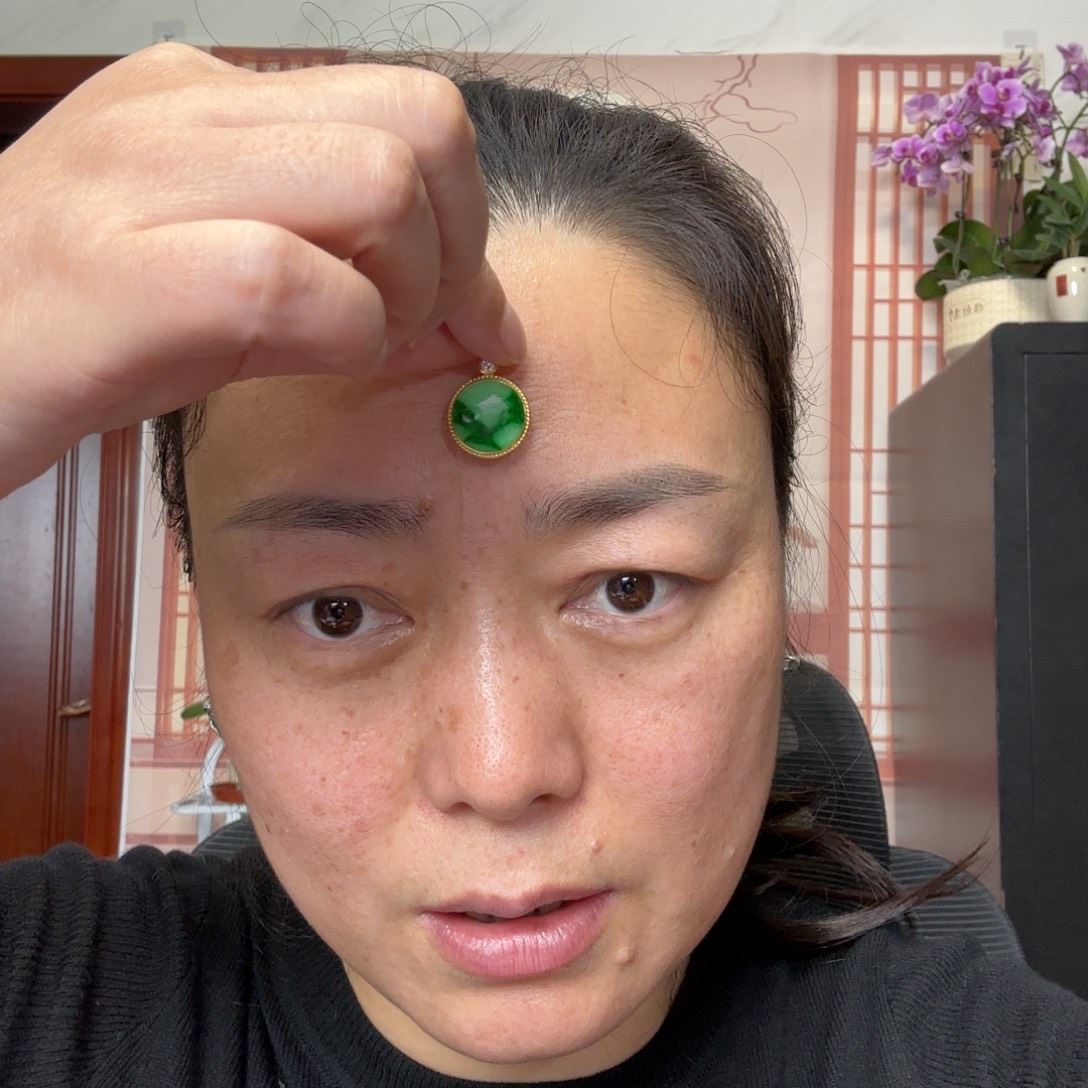 翡翠银S925镶嵌颈饰