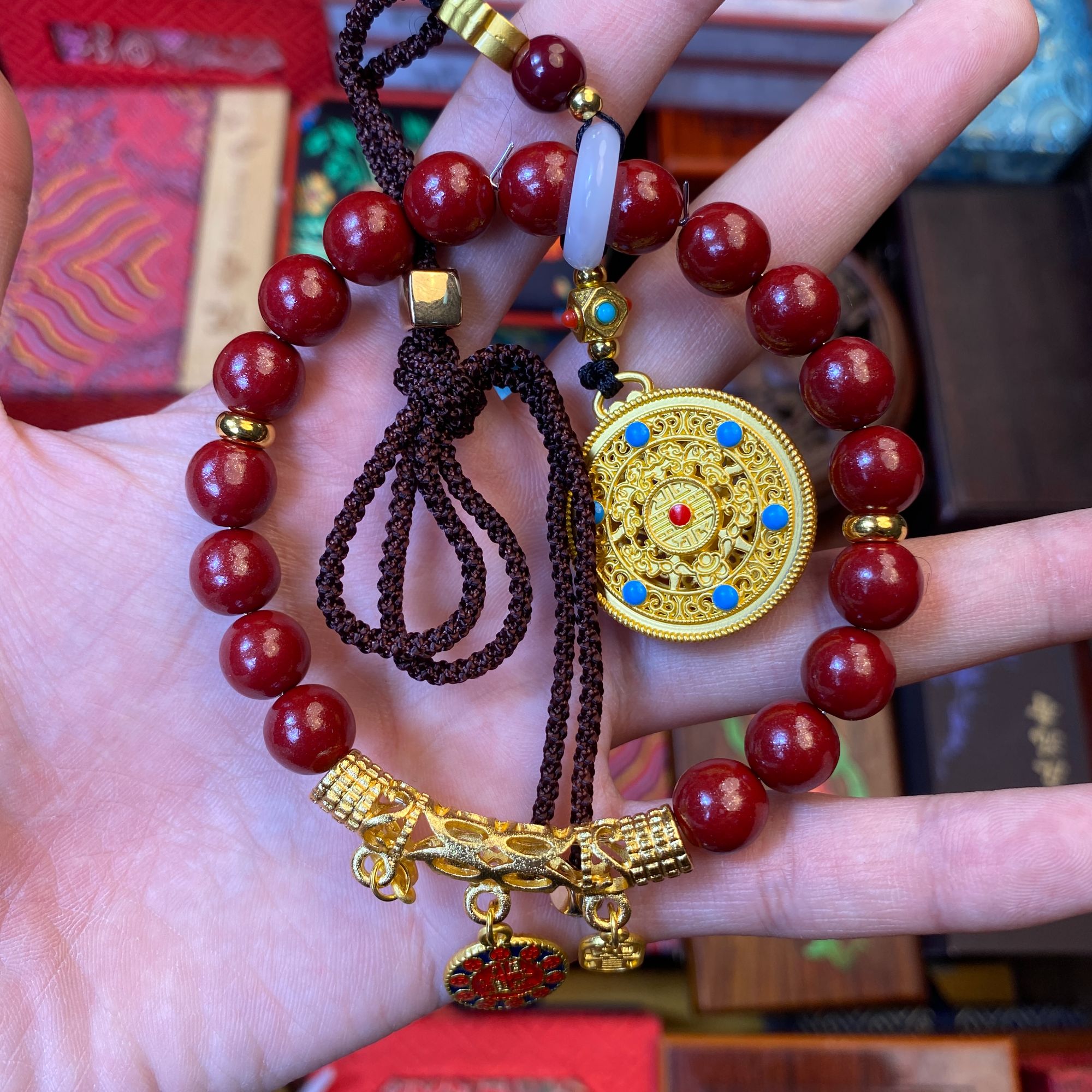 天然辰砂【闪购商品】-朱砂车挂