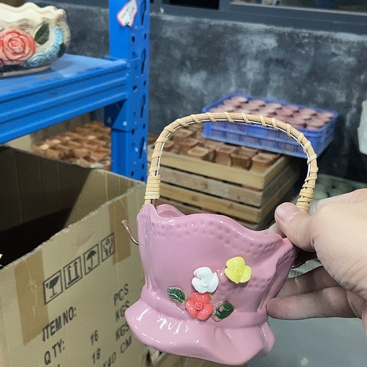 花盆单场满9.9发10*8粉