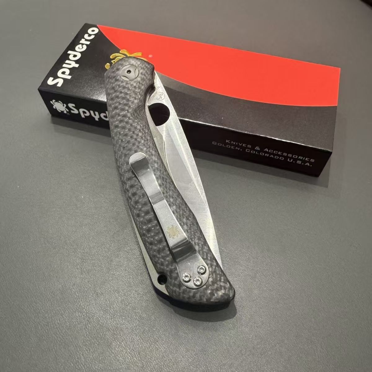 炭纤维 水果刀高硬度高档家用户外折叠拆快递锋利水果刀随身携带