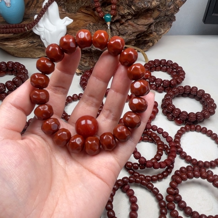 猴头核桃吊坠奶酪14➕红