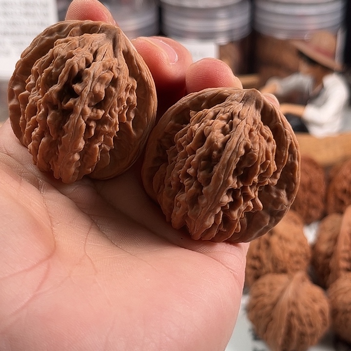 吊坠文玩核桃四座楼40尺全品