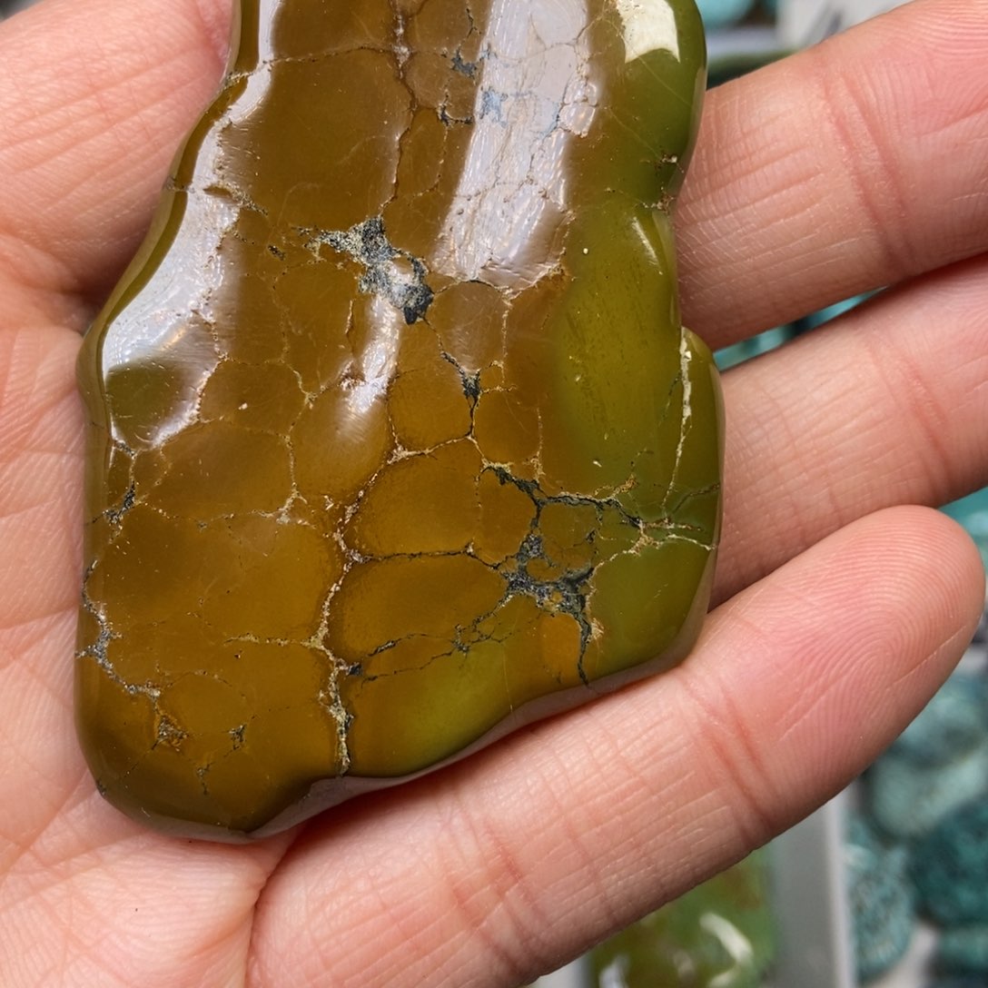 绿松石珠宝奇石未镶嵌