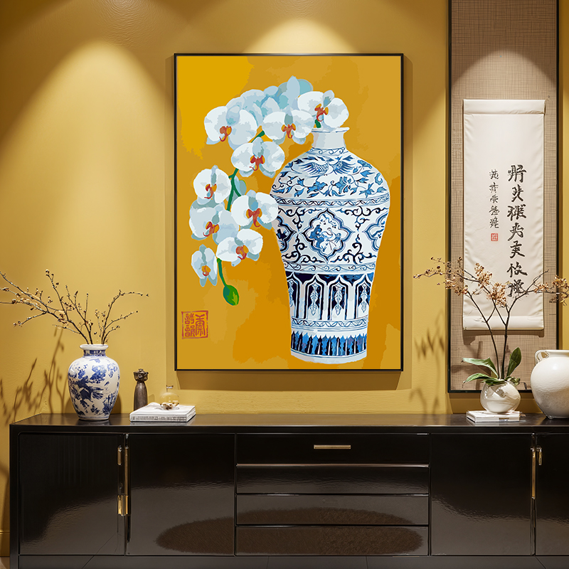 【Trace·寻迹】diy数字油画装饰画加厚亚麻画布实木框背板 釉上春日