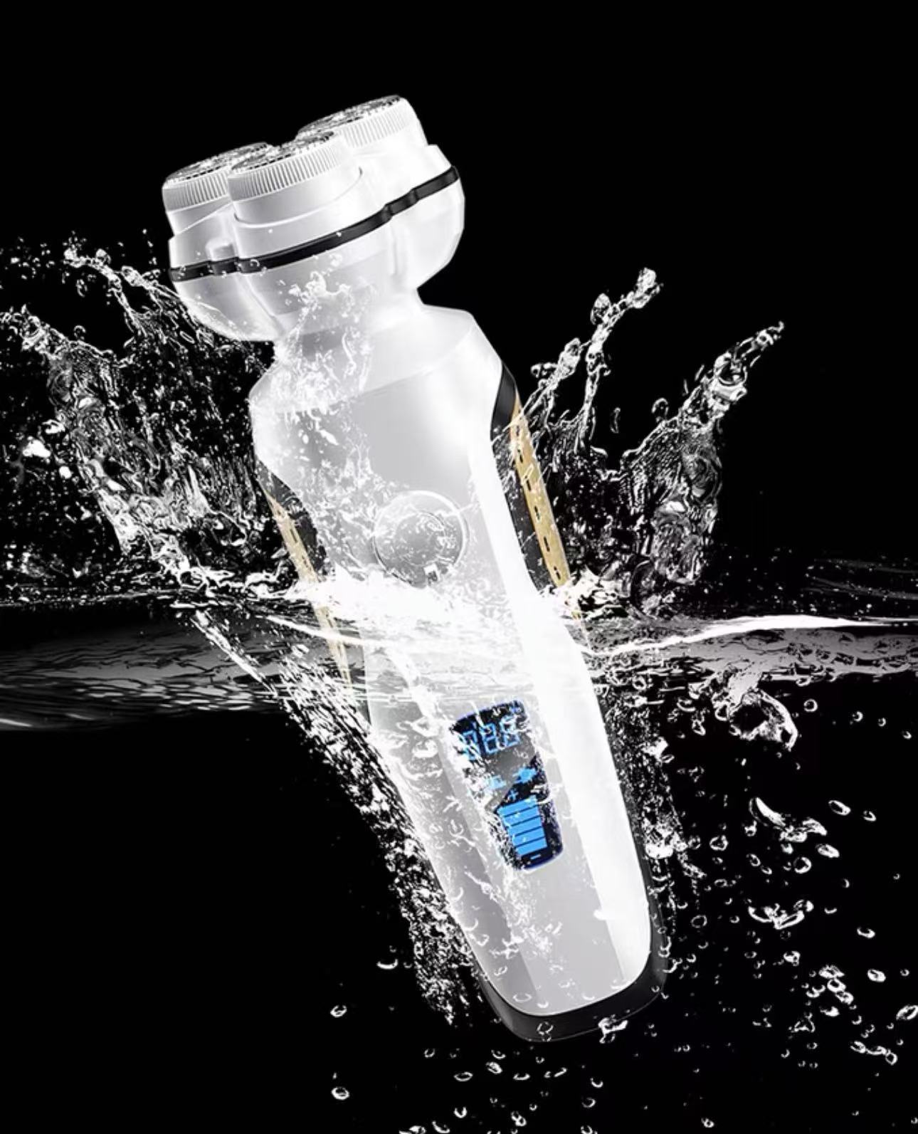 高品质 电动剃须刀磁悬刀头陶瓷刀头全身水洗高端胡须刀