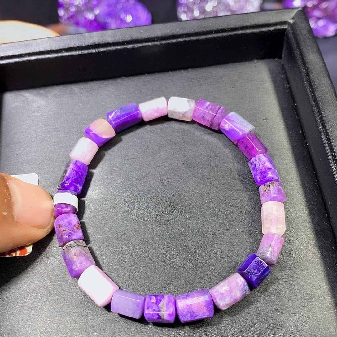 苏纪石（舒俱来）未镶嵌南非老矿舒俱来方糖单圈