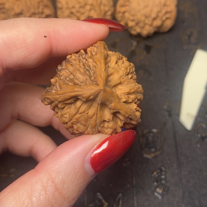 吊坠文玩核桃添*饭文玩核桃异形单只