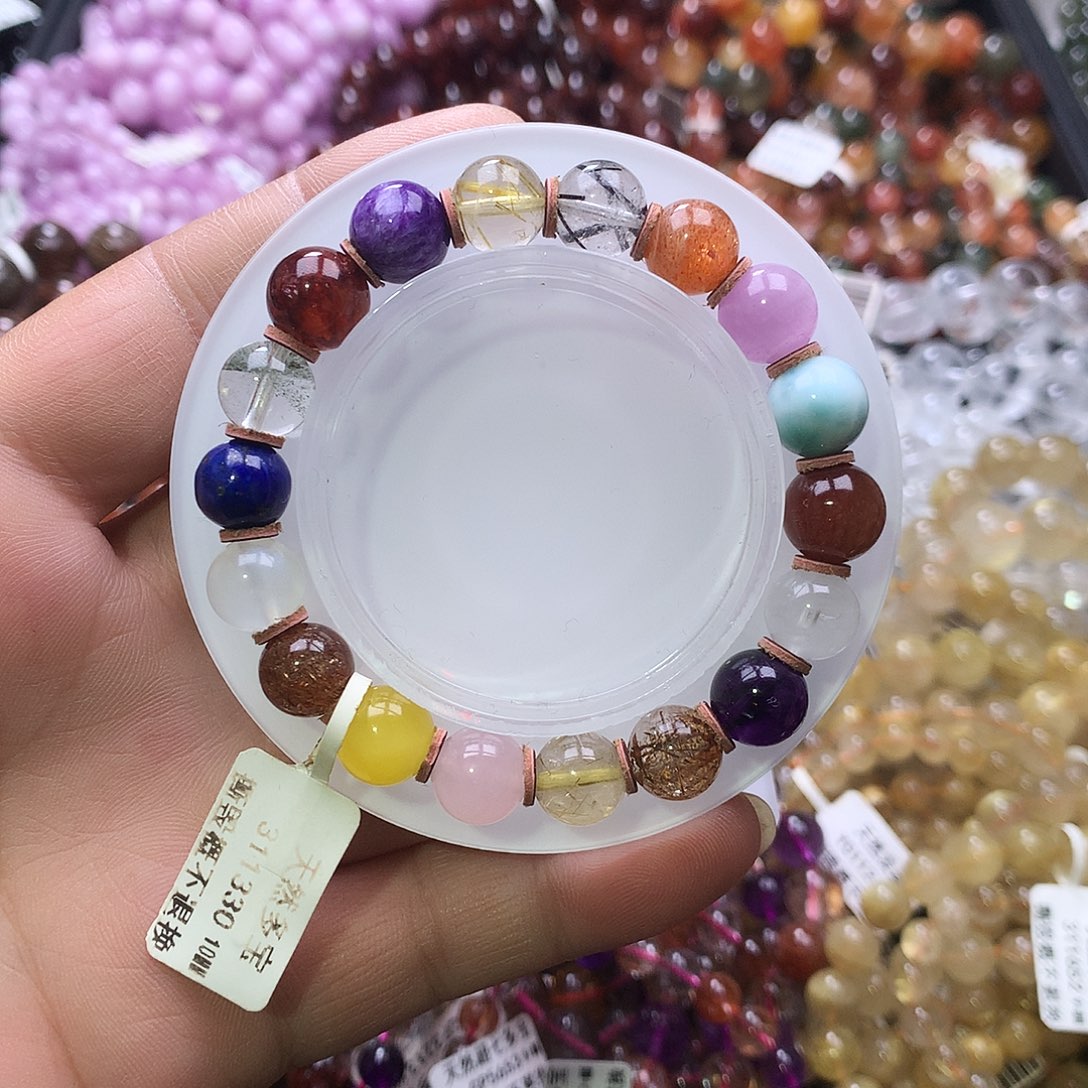 水晶未镶嵌手链，，