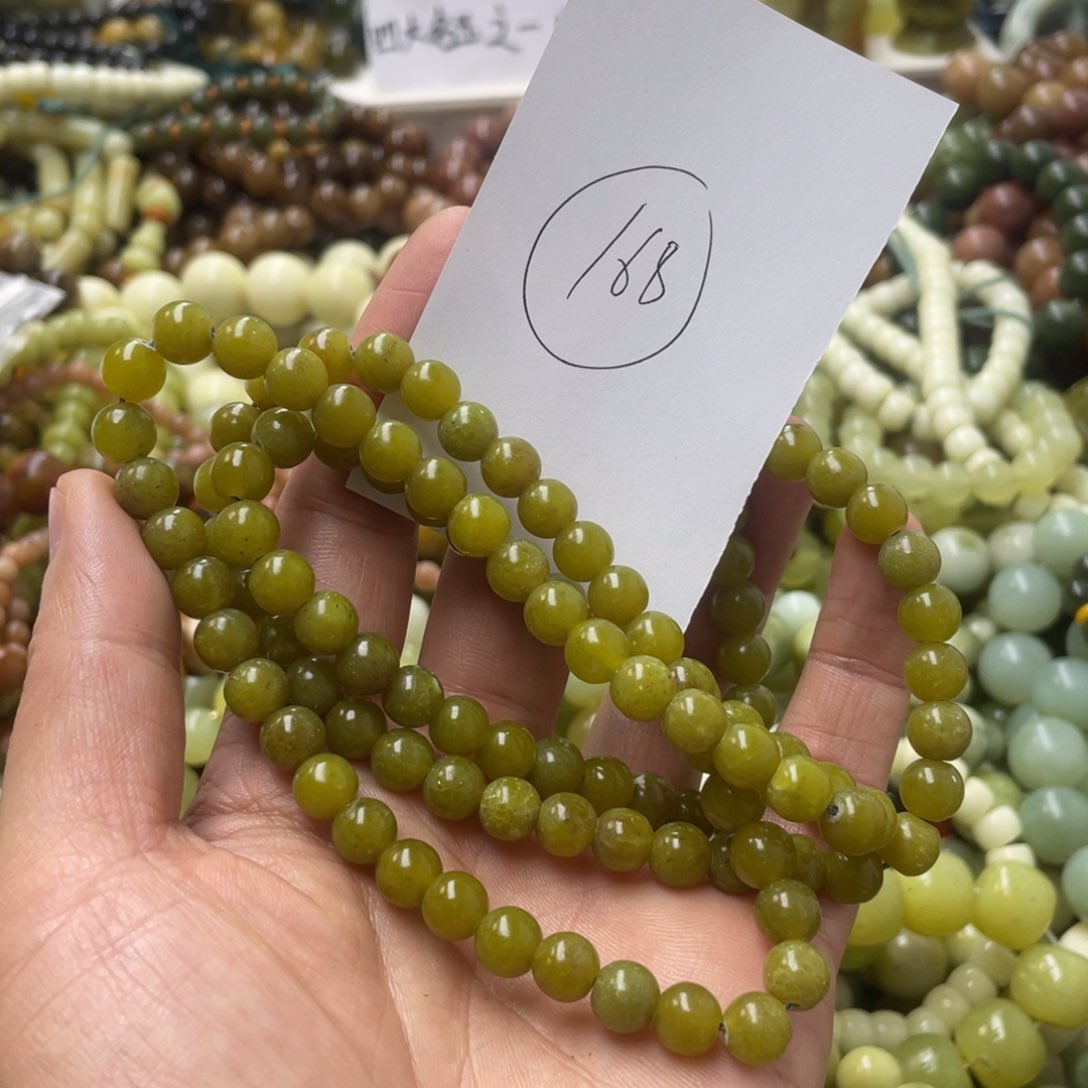 蛇纹石玉手链未镶嵌