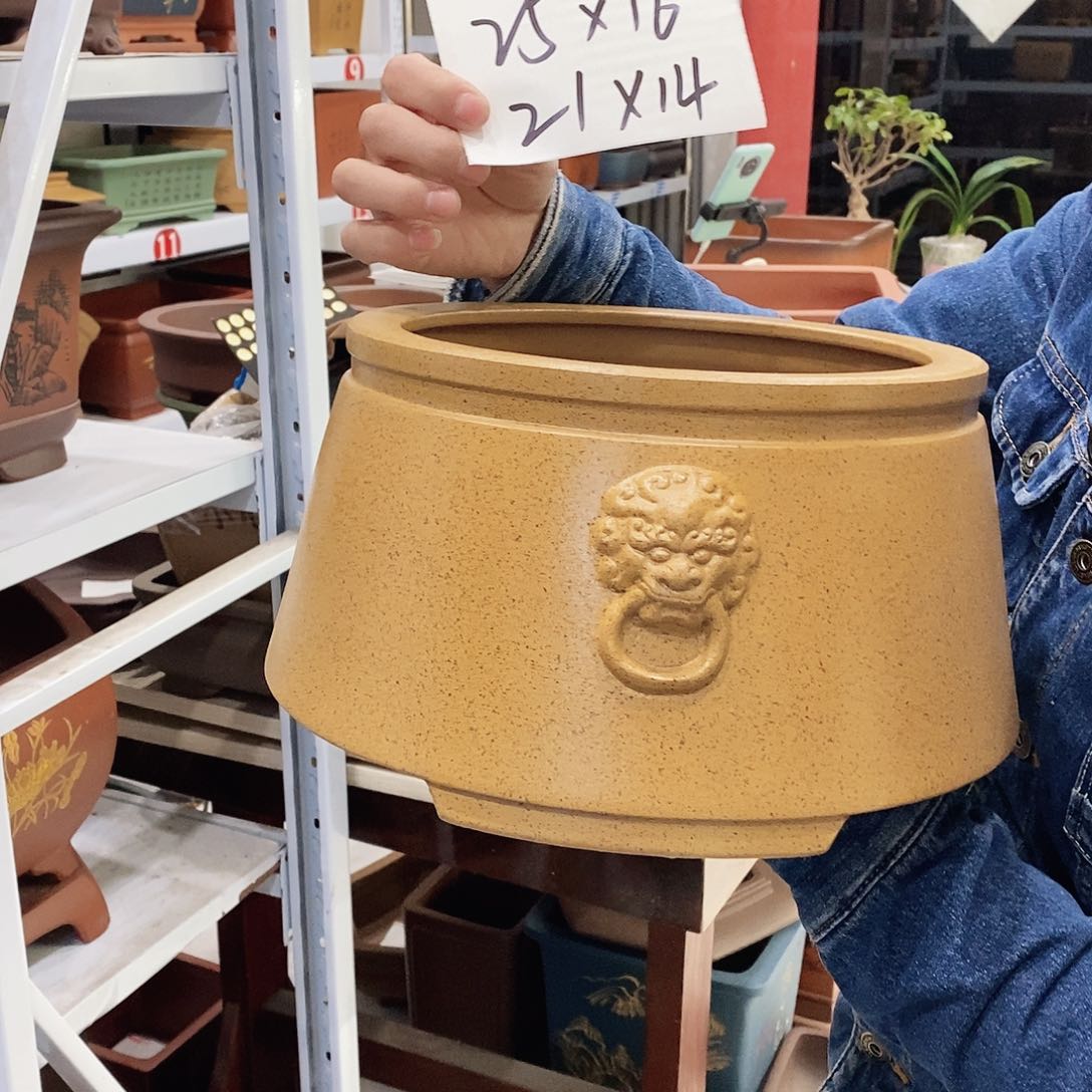 紫砂花盆紫砂花盆