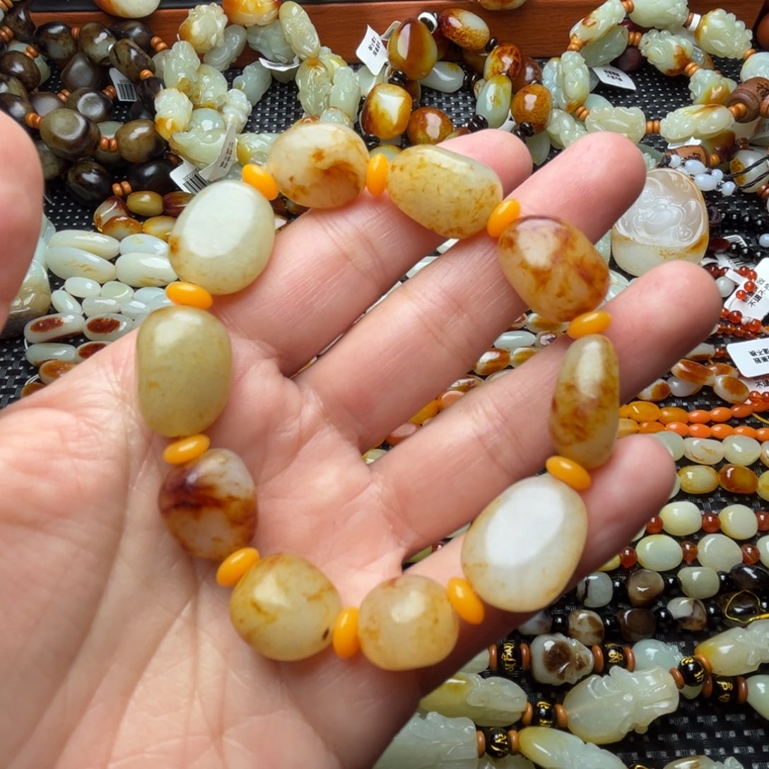 和田玉手链未镶嵌