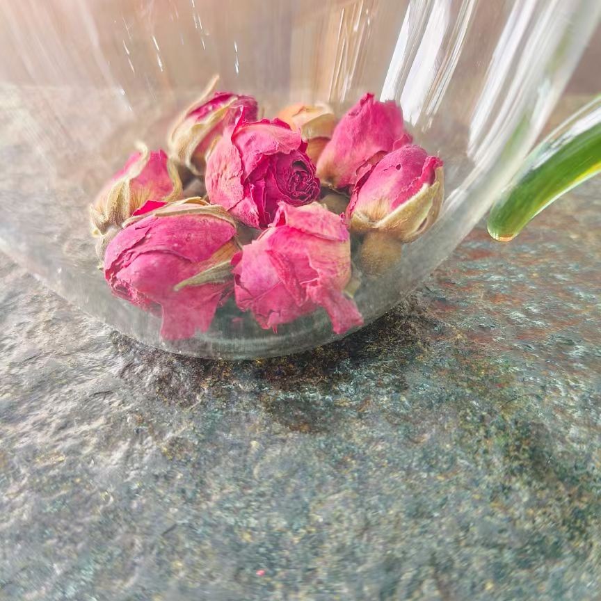 红玫瑰花茶天然无硫熏干花蕾花草茶，散装包邮