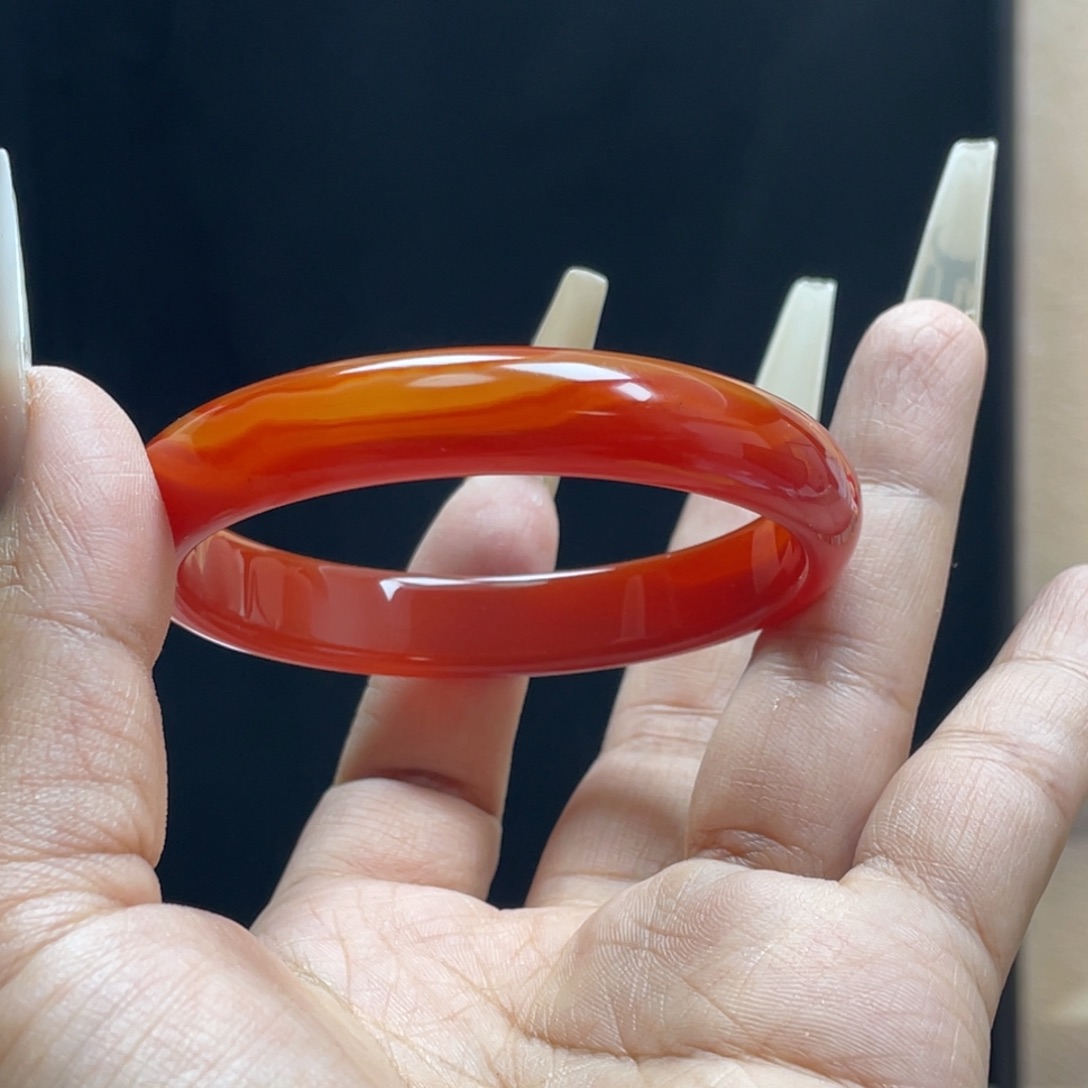 玛瑙/玉髓手镯未镶嵌相*我