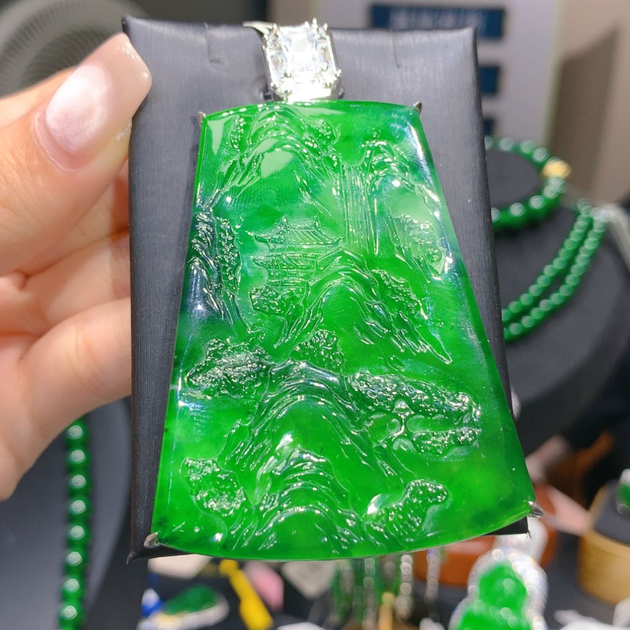 【闪购商品】颈饰未镶嵌翡翠6柒姐