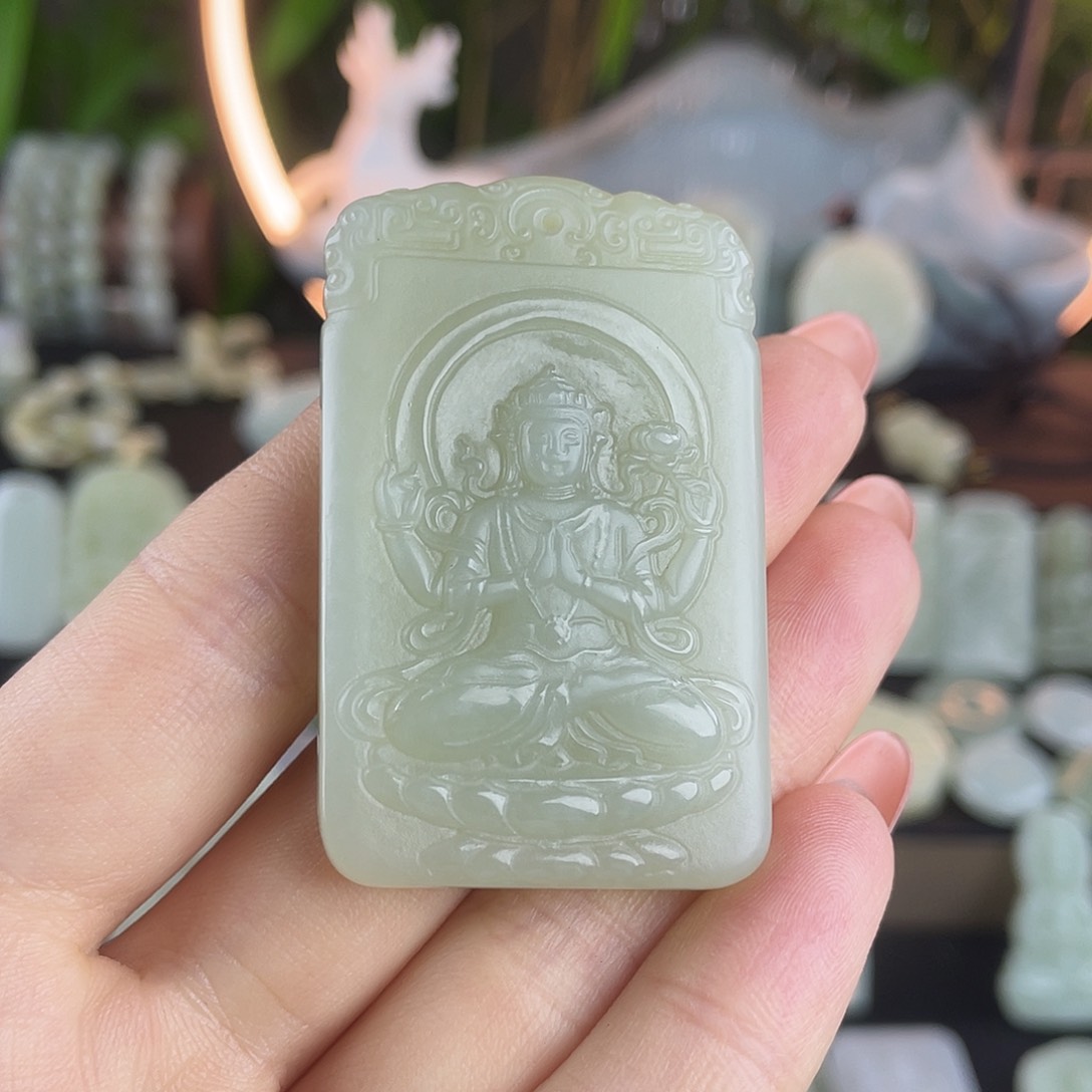 和田玉颈饰未镶嵌