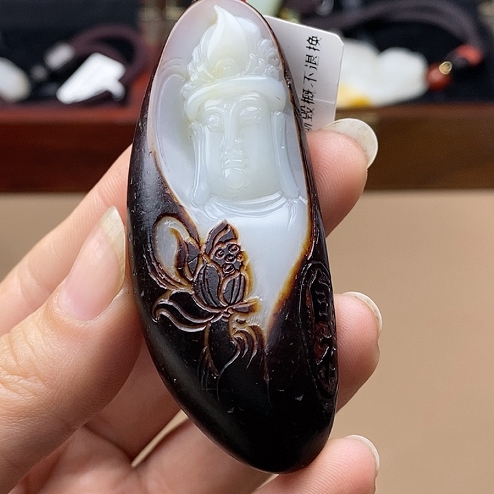 和田玉挂件未镶嵌F