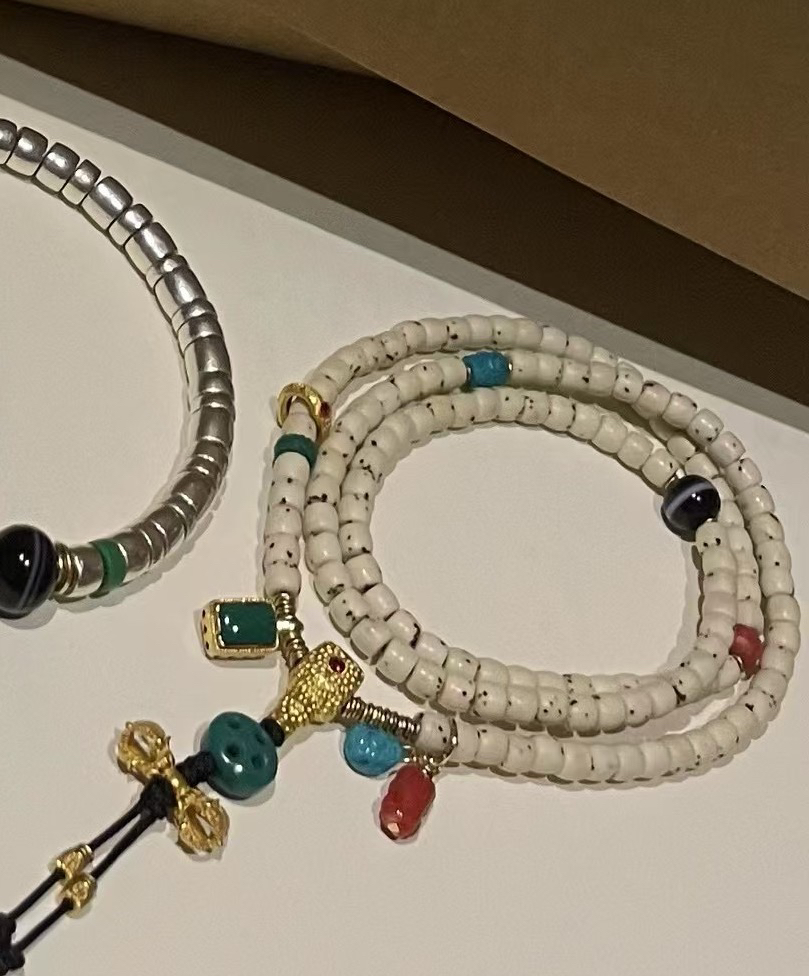 满配奶油白星月菩提