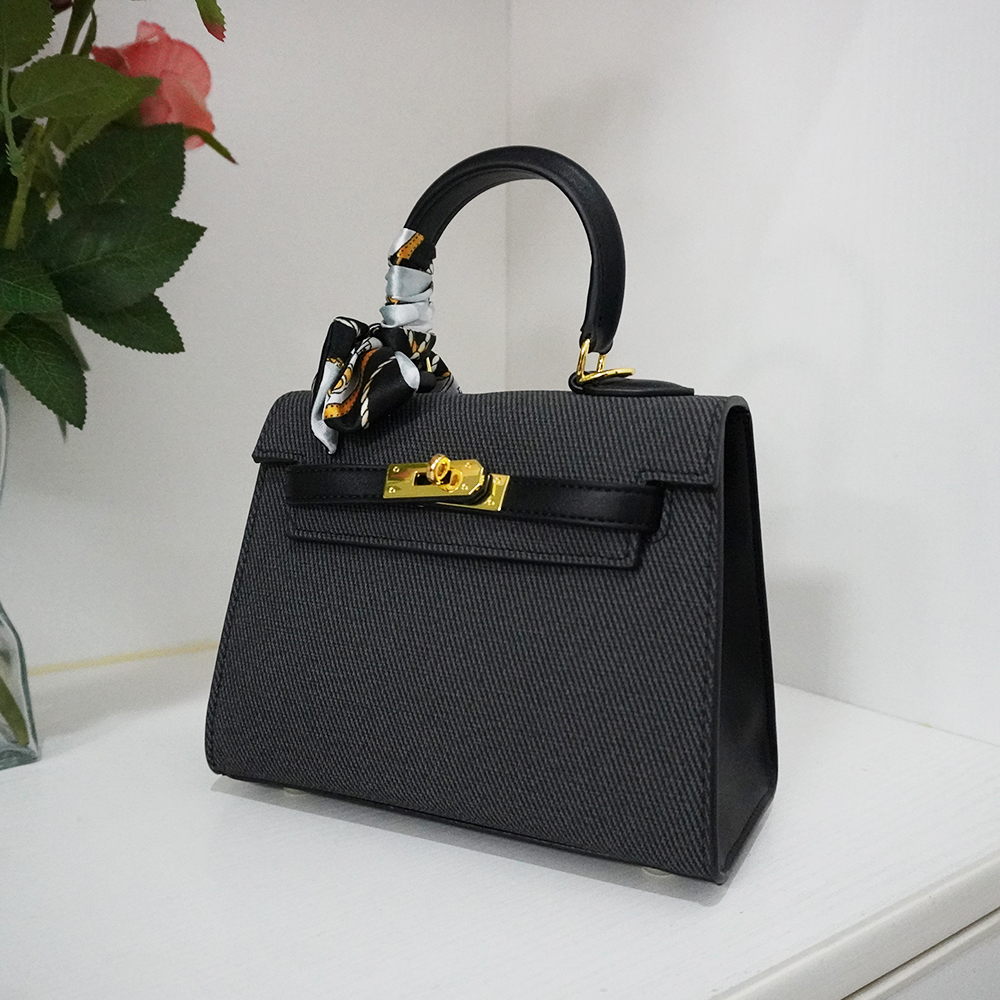 【不退不换】福利款凯莉帆布纹包包手拎单肩时尚通勤气质百搭不撞款