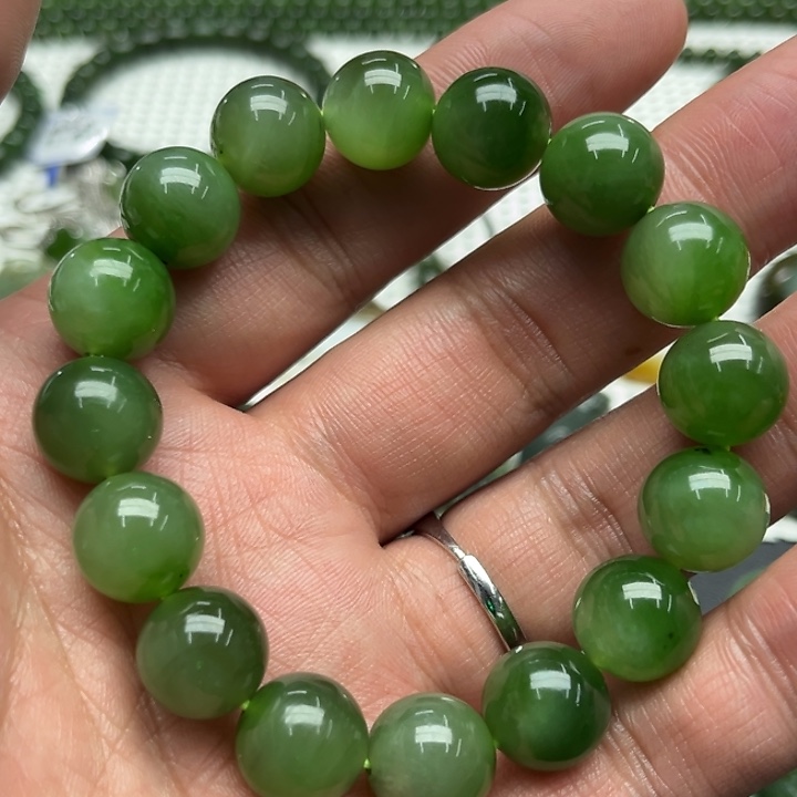 和田玉（碧玉）手串未镶嵌