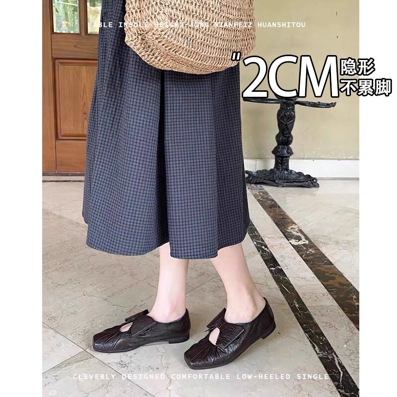 平底脚感！东京画家复古日系玛丽珍鞋2025秋新款浅口芭蕾舞单鞋女