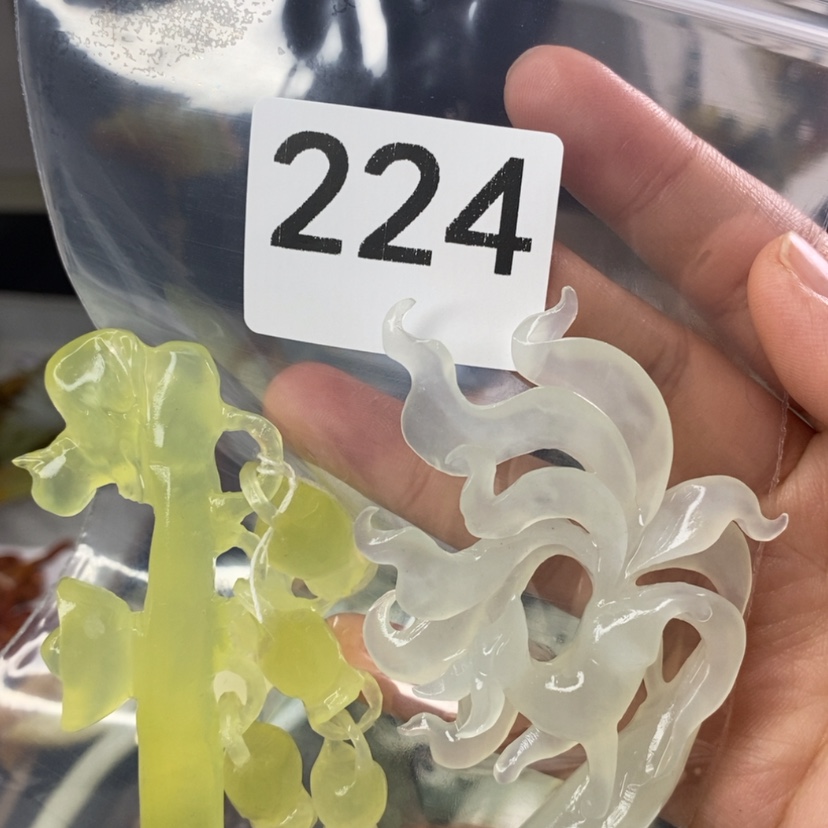 【闪购商品】岫玉发饰未镶嵌我****人