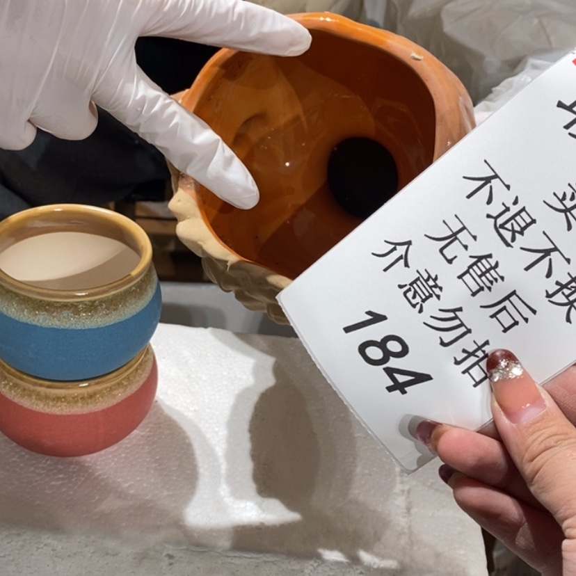 【闪购商品】摆件婉*?陶瓷摆件瑕疵特卖