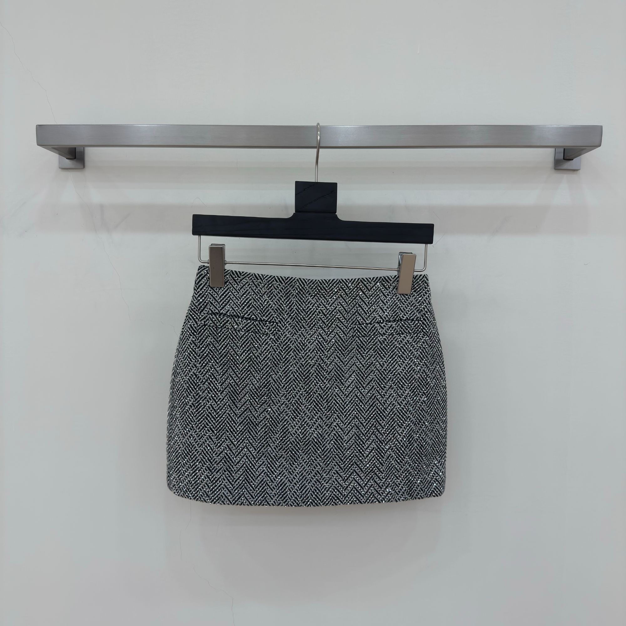 JIAYE CHAN轻奢重工烫钻百搭包臀半身裙