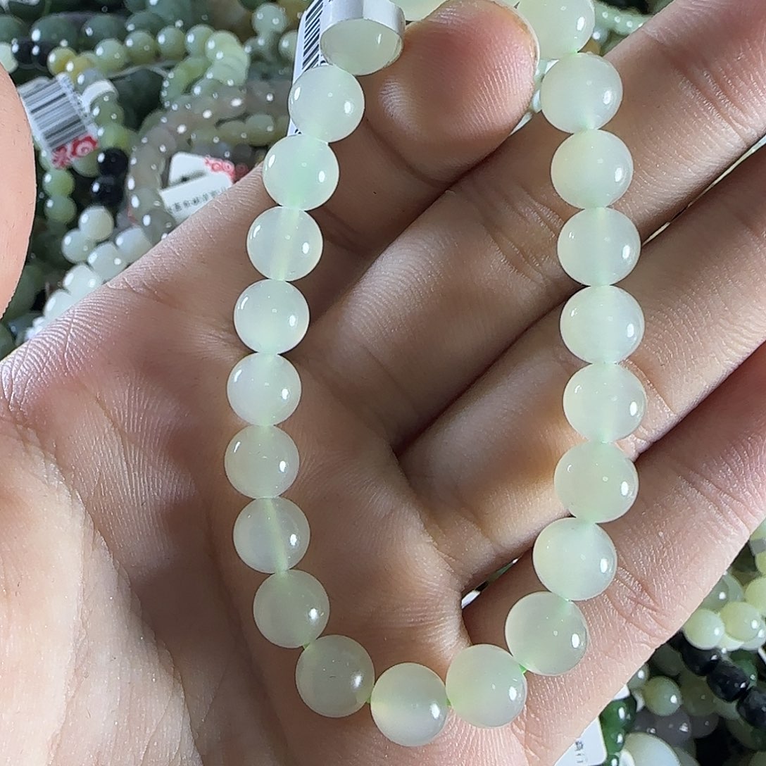 和田玉手链未镶嵌89