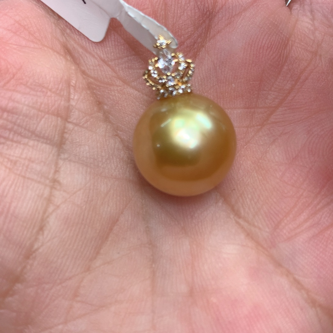 海水珍珠颈饰18K金镶嵌