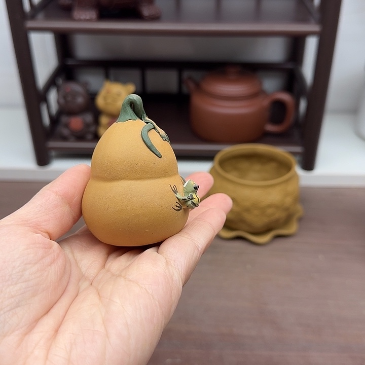 茶案段泥喷水茶宠