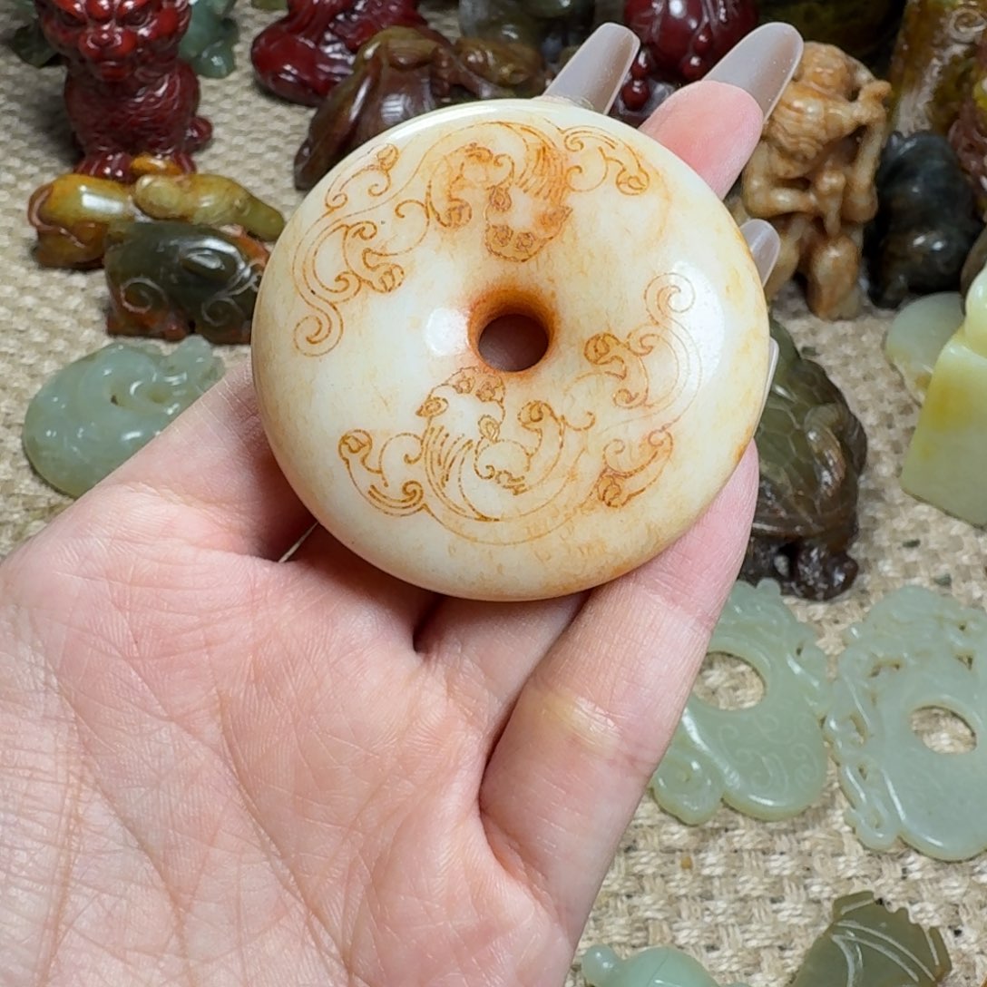 白玉菩提吊坠挂件