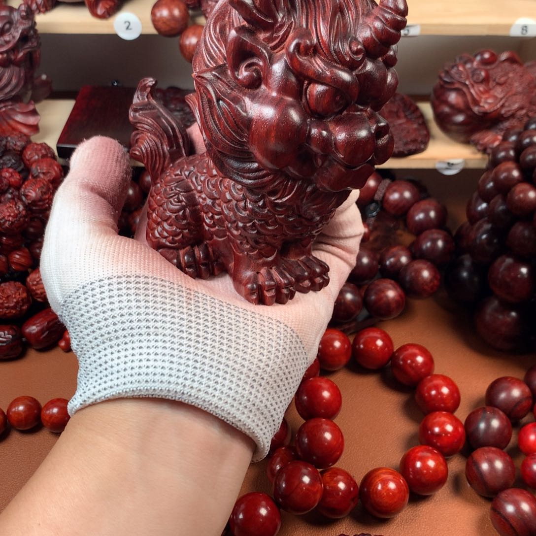 木血檀手把件高油性-