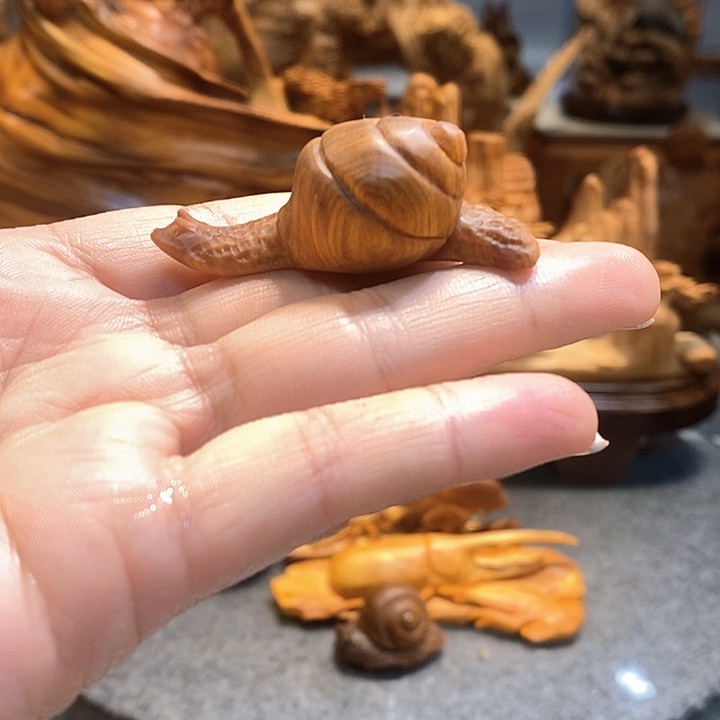 柏木（崖柏）玉化蜗牛